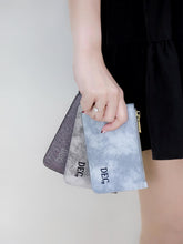 Rhys Denim-Style Leather Mini Wallet
